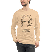 Load image into Gallery viewer, Anarchy in Finland Unisex Long Sleeve Tee