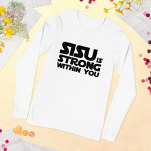 Load image into Gallery viewer, Sisu is strong 2 Unisex Long Sleeve Tee