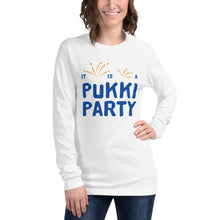 Load image into Gallery viewer, Pukki party Unisex Long Sleeve Tee