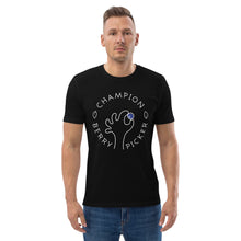 Load image into Gallery viewer, Champion blueberry picker Unisex organic cotton t-shirt
