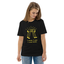 Load image into Gallery viewer, Came saw went home Unisex organic cotton t-shirt