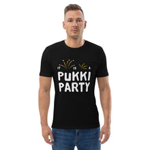 Load image into Gallery viewer, Pukki party Unisex organic cotton t-shirt