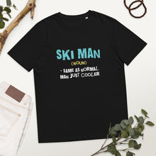 Load image into Gallery viewer, Ski Man organic cotton t-shirt
