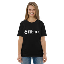 Load image into Gallery viewer, Powered by Perkele Unisex organic cotton t-shirt