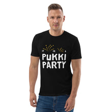 Load image into Gallery viewer, Pukki party Unisex organic cotton t-shirt