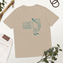 Load image into Gallery viewer, Read people Unisex organic cotton t-shirt