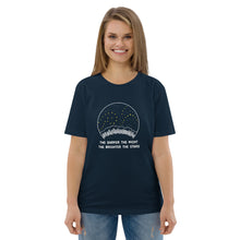 Load image into Gallery viewer, The darker the night... Unisex Organic Cotton T-shirt