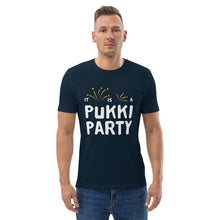 Load image into Gallery viewer, Pukki party Unisex organic cotton t-shirt