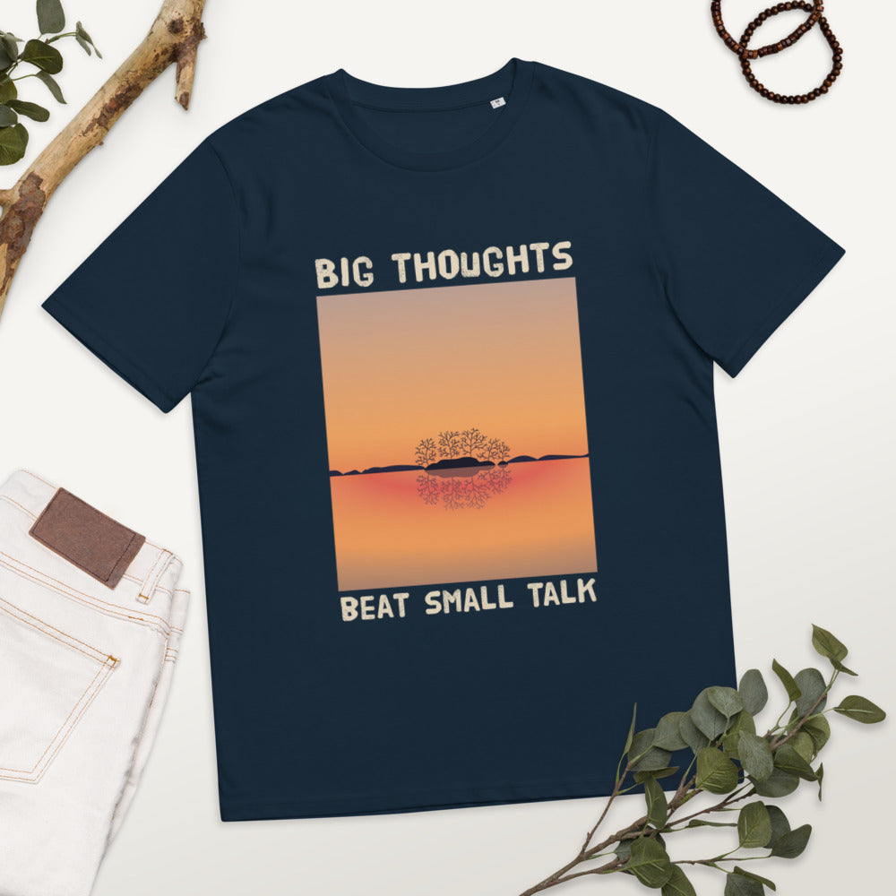 Big Thoughts Beat Small Talk Finnish T-Shirt - Finnish t-shirt from Very Finnish Problems