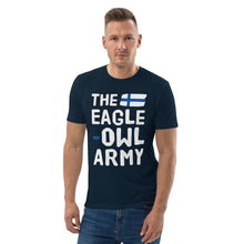 Load image into Gallery viewer, The eagle-owl army Finnish Organic Sports T-Shirt - Finnish t-shirt from Very Finnish Problems