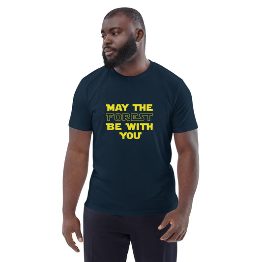 May the forest be with you Finnish Organic T-Shirt - alternate view - Very Finnish Problems