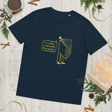 Load image into Gallery viewer, Read people Unisex organic cotton t-shirt