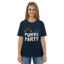 Load image into Gallery viewer, Pukki party Unisex organic cotton t-shirt