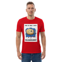 Load image into Gallery viewer, This is how I party Unisex organic cotton t-shirt