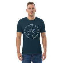 Load image into Gallery viewer, Champion blueberry picker Unisex organic cotton t-shirt