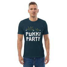 Load image into Gallery viewer, Pukki party Unisex organic cotton t-shirt
