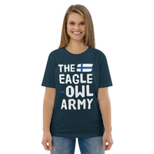 Load image into Gallery viewer, The eagle-owl army Finnish Organic Sports T-Shirt - Finnish t-shirt from Very Finnish Problems