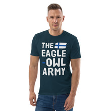 Load image into Gallery viewer, The eagle-owl army Finnish Organic Sports T-Shirt - Finnish t-shirt from Very Finnish Problems