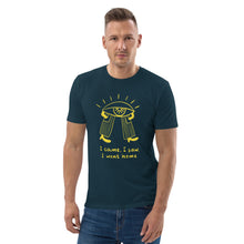 Load image into Gallery viewer, Came saw went home Unisex organic cotton t-shirt