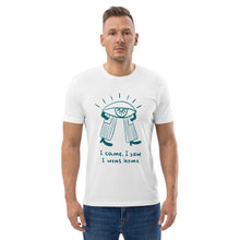 Load image into Gallery viewer, Came saw went home Unisex organic cotton t-shirt