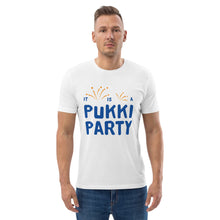 Load image into Gallery viewer, Pukki party Unisex organic cotton t-shirt