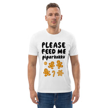 Load image into Gallery viewer, Feed me piparkakku Unisex recycled t-shirt