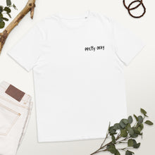 Load image into Gallery viewer, Pretty Okay Embroidered organic cotton t-shirt