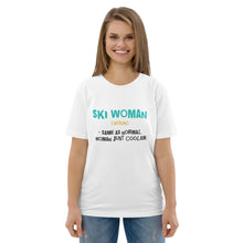 Load image into Gallery viewer, Ski Woman organic cotton t-shirt
