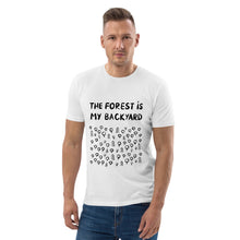 Load image into Gallery viewer, Forest is my backyard 2 Unisex organic cotton t-shirt