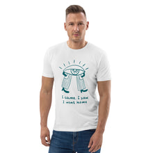 Load image into Gallery viewer, Came saw went home Unisex organic cotton t-shirt