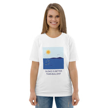 Load image into Gallery viewer, Silence is better than bullshit Unisex organic cotton t-shirt