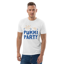 Load image into Gallery viewer, Pukki party Unisex organic cotton t-shirt
