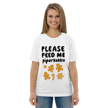 Load image into Gallery viewer, Feed me piparkakku Unisex recycled t-shirt