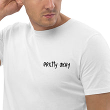 Load image into Gallery viewer, Pretty Okay Embroidered organic cotton t-shirt