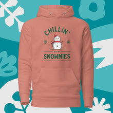 Load image into Gallery viewer, Chillin' with my snowmies Unisex Hoodie
