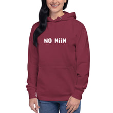 Load image into Gallery viewer, No niin Unisex Hoodie