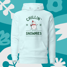 Load image into Gallery viewer, Chillin' with my snowmies Unisex Hoodie