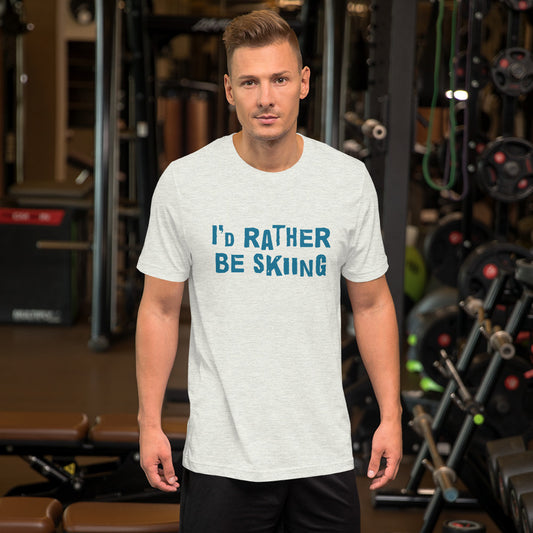 I's rather be skiing Finnish Nature T-Shirt - alternate view - Very Finnish Problems