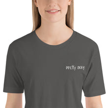 Load image into Gallery viewer, Pretty Okay Embroidered Unisex T-Shirt