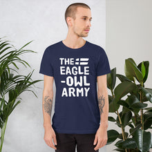 Load image into Gallery viewer, The eagle-owl army Finnish Sports T-Shirt - Very Finnish Problems official t-shirt