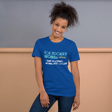 Load image into Gallery viewer, Ice Hockey Woman T-Shirt