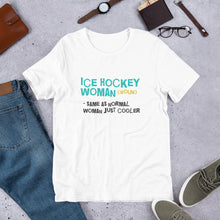 Load image into Gallery viewer, Ice Hockey Woman T-Shirt