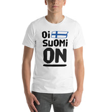 Load image into Gallery viewer, Oi suomi on Unisex T-Shirt