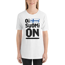 Load image into Gallery viewer, Oi suomi on Unisex T-Shirt