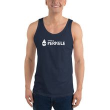 Load image into Gallery viewer, Powered by Perkele Unisex Tank Top