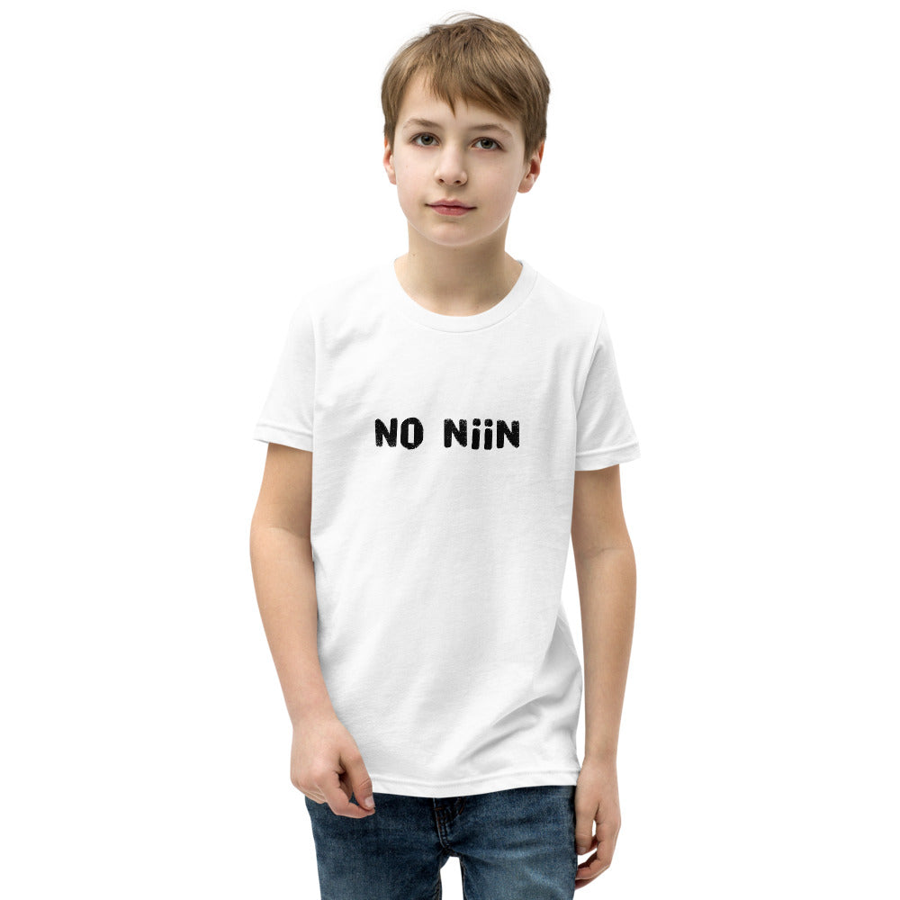 No niin Finnish Language Youth T-Shirt - Finnish youth t-shirt from Very Finnish Problems