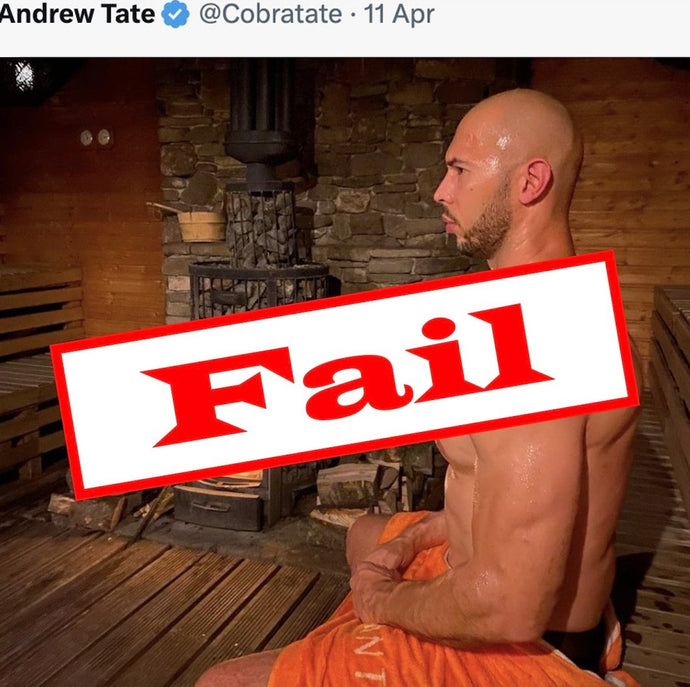 Finland laughs at Andrew Tate's sauna fail