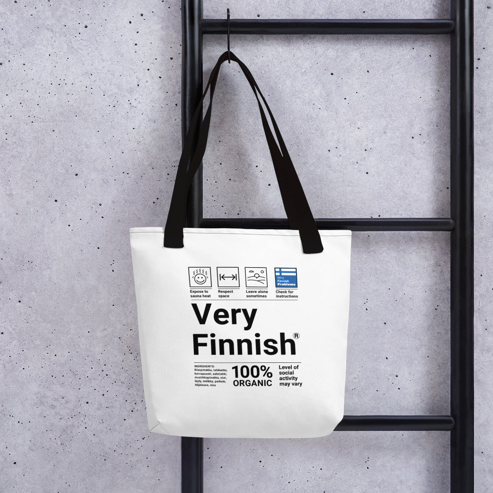 Very Finnish Humour tote bag — Very Finnish Problems accessories