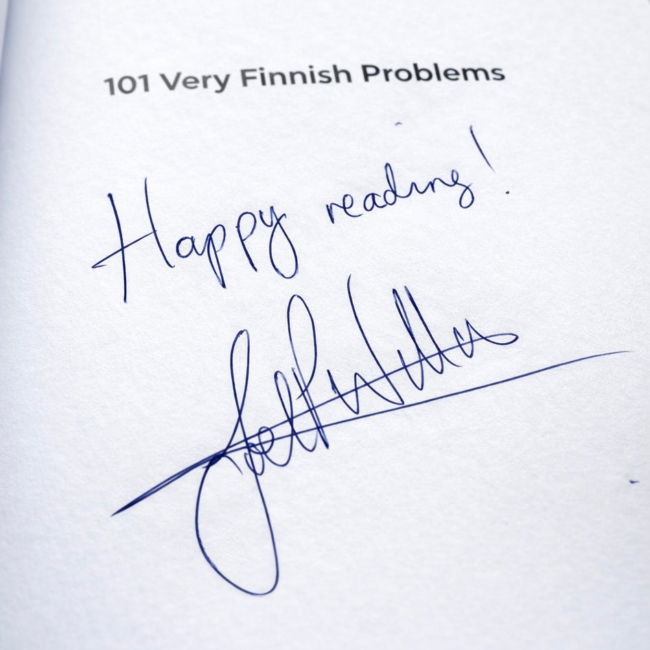 101 Very Finnish Problems signed copy by Joel Willans