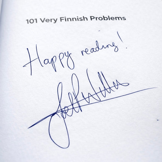 101 Very Finnish Problems signed copy by Joel Willans